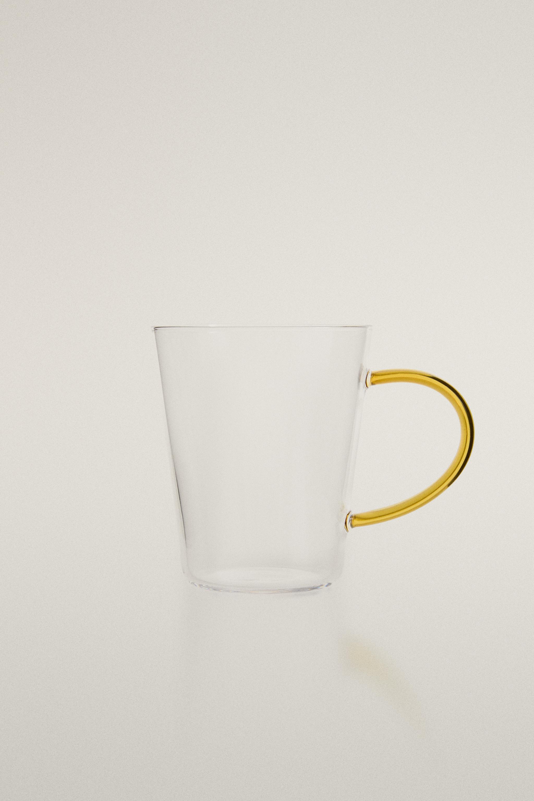 TASSE BOROSILICATE ANSE COULEUR